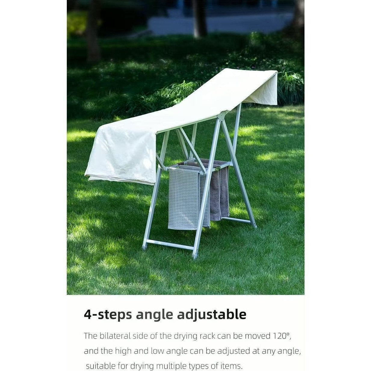 Shimoyama Wing Folding Clothes Drying Rack