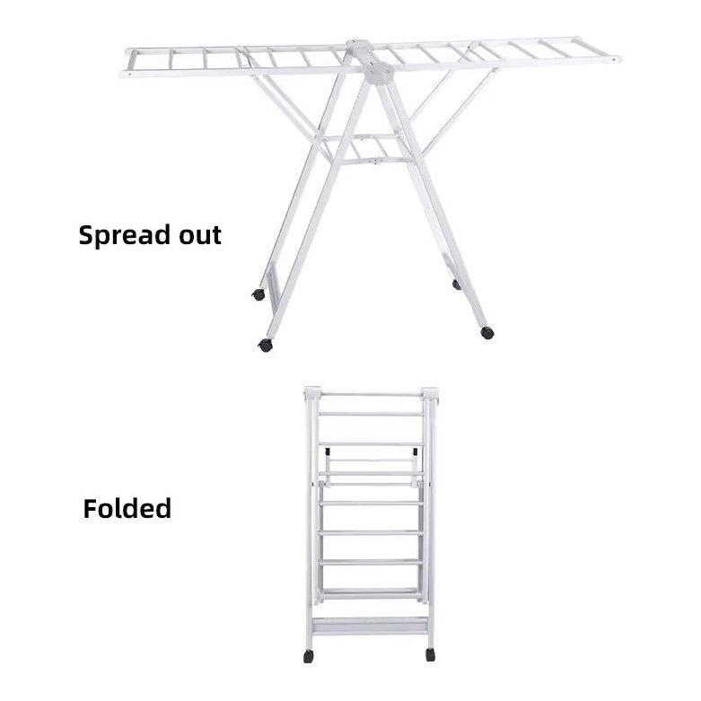 Shimoyama Wing Folding Clothes Drying Rack