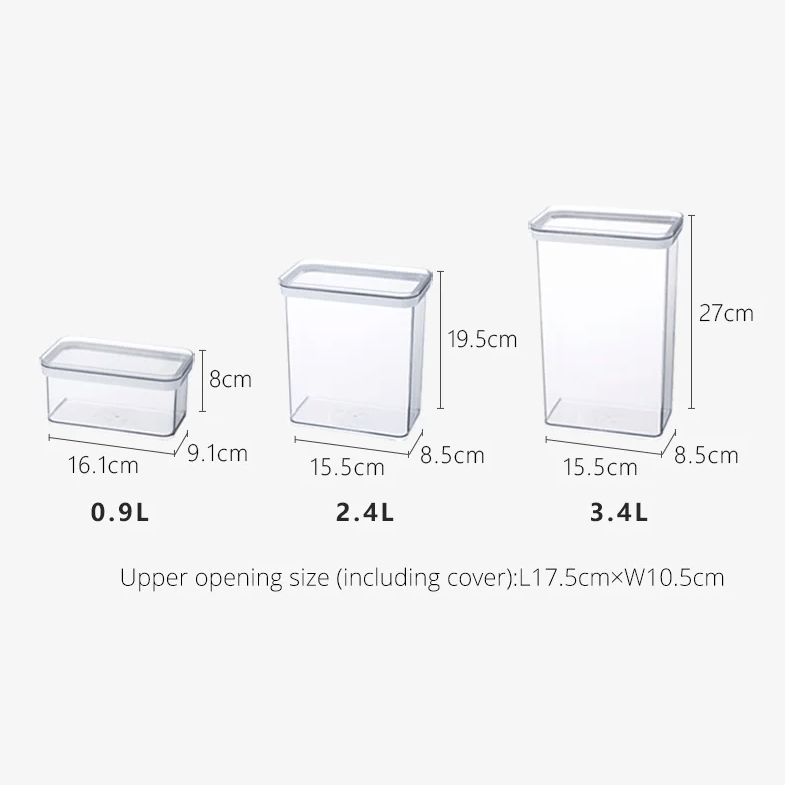 Shimoyama Food Storage Clear Container - 3.4L