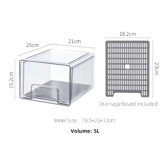 Shimoyama Fridge Organiser Drawer Large 5L