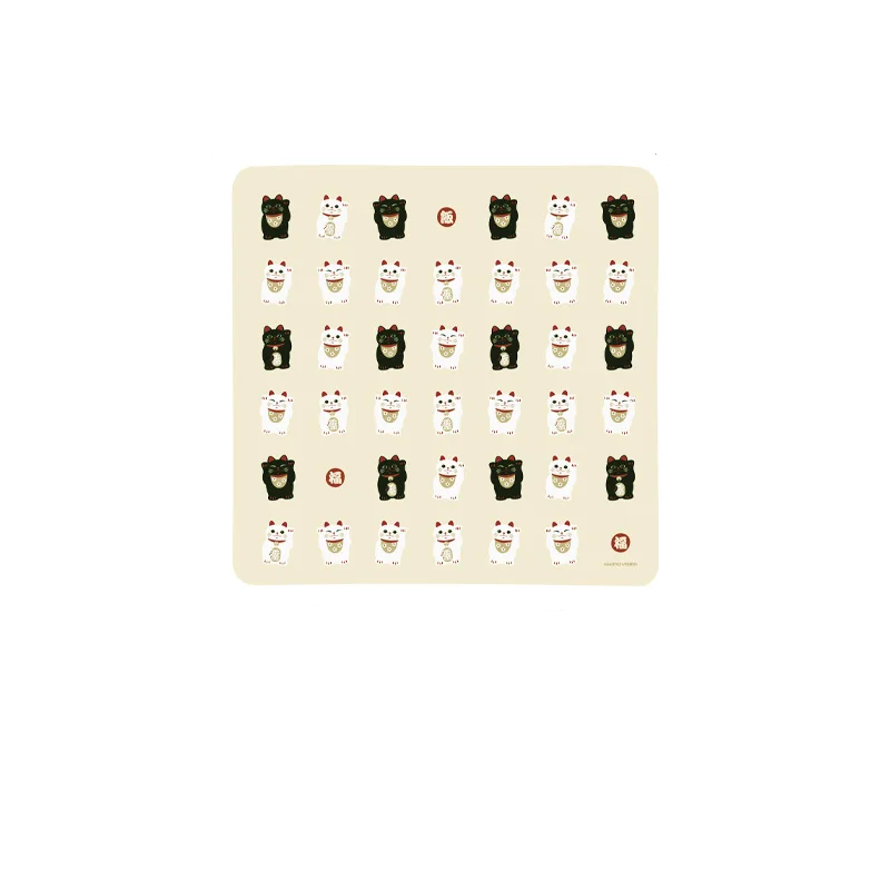 Shimoyama Furoshiki Wrapping Cloth - Fortune Cat - 50 x 50cm