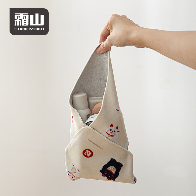 Shimoyama Furoshiki Wrapping Cloth - Fortune Cat - 50 x 50cm