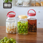 Shimoyama Glass Fermentation Jar 2.2L - Red