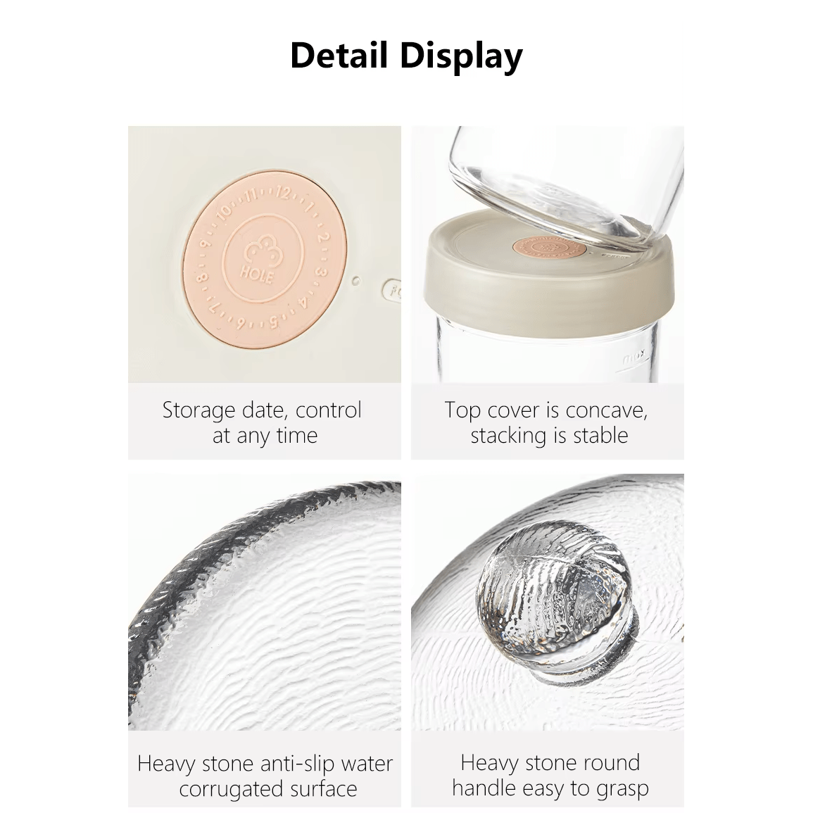 Shimoyama Glass Weight & Jar Pickling Set