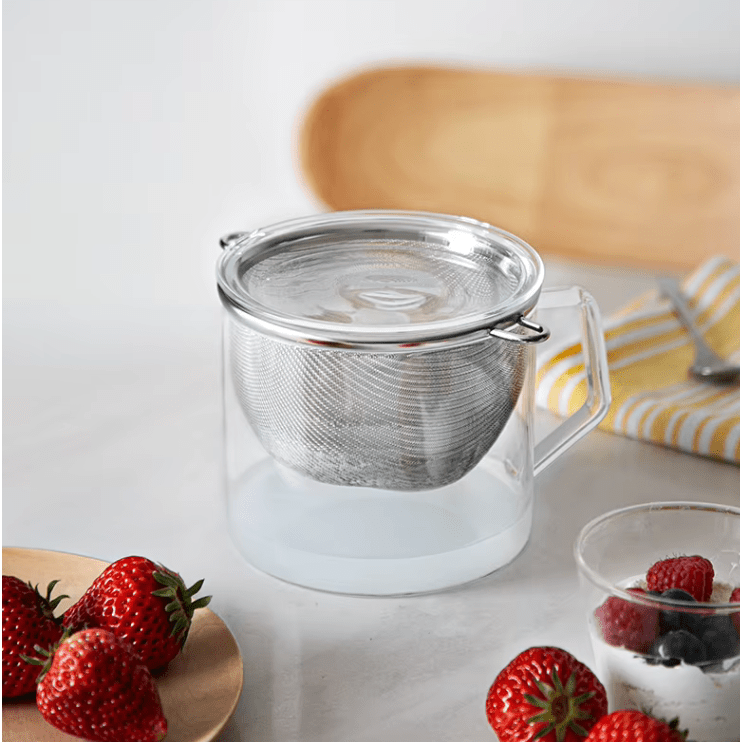 Shimoyama Glass Yogurt Strainer 1600ml