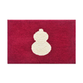 Shimoyama Gourd Red Floor Mat - 48x76cm