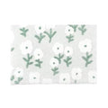 Shimoyama Grey Floral Floor Mat - 48x76cm