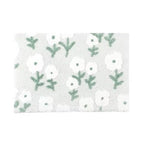 Shimoyama Grey Floral Floor Mat - 48x76cm