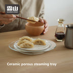 Shimoyama Heat Resistant Glass Casserole & Steaming Set 1.6L