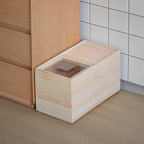 Shimoyama Hinoki Rice Storage Container 10kg