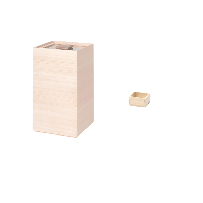 Shimoyama Hinoki Rice Storage Container 10kg