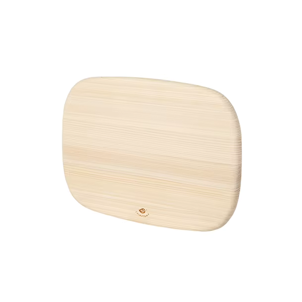 Shimoyama Hinoki Round Cutting Board - 38.7 x 25.5cm