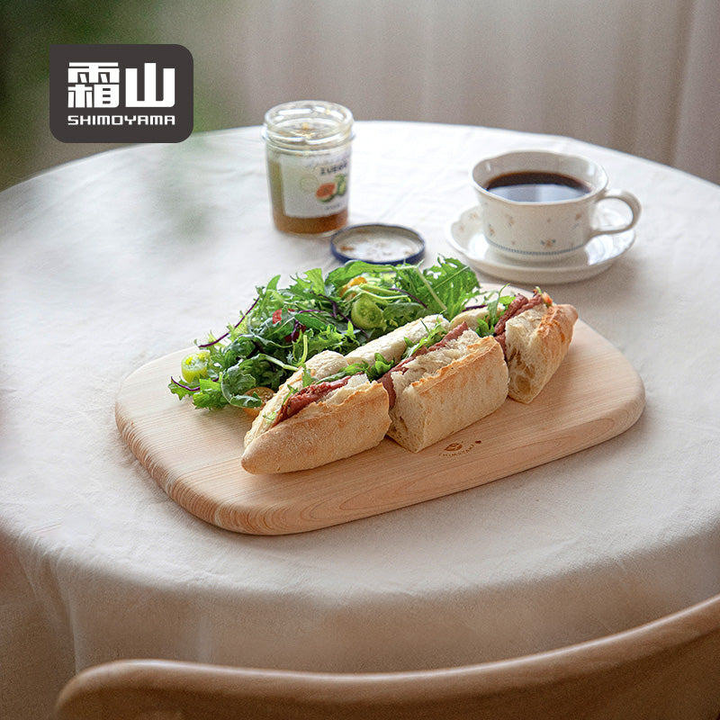 Shimoyama Hinoki Round Cutting Board - 38.7 x 25.5cm