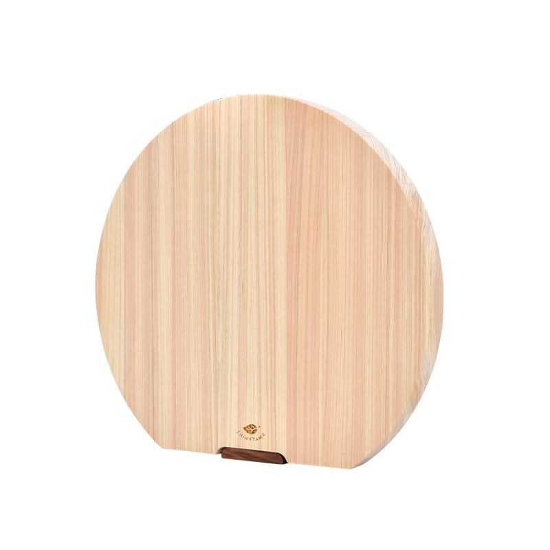 Shimoyama Hinoki Self-Standing Cutting Board - Half Moon - 35x32