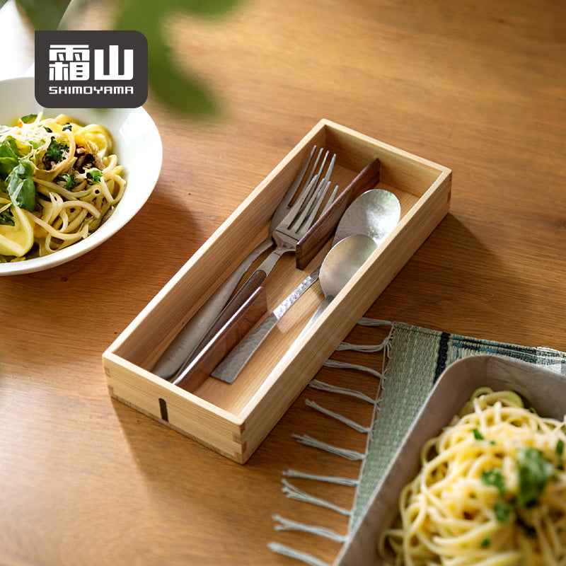 Shimoyama Hinoki & Walnut Tableware Box
