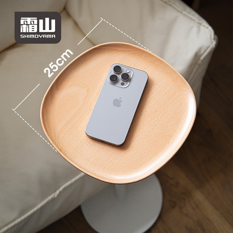 Shimoyama Iron Table with Beech Wood Tray