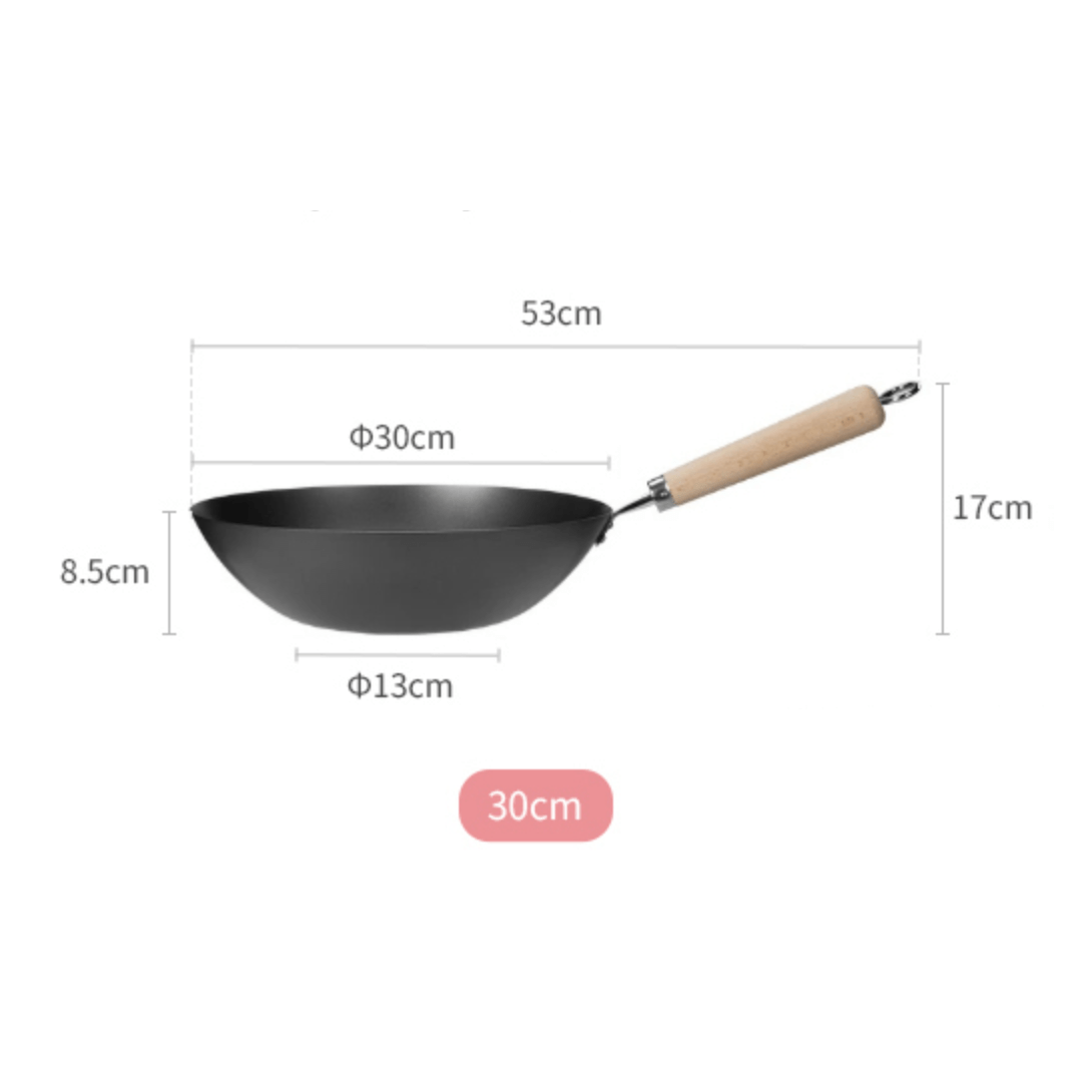 Shimoyama Iron Wok 30cm