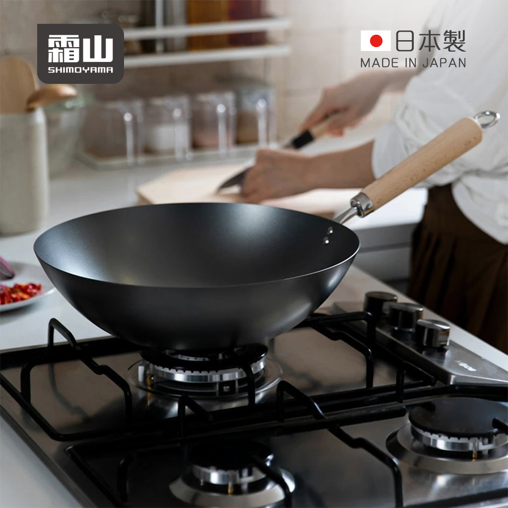 Shimoyama Iron Wok 33cm