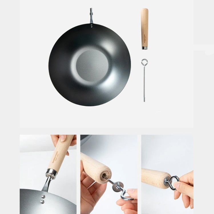 Shimoyama Iron Wok 30cm