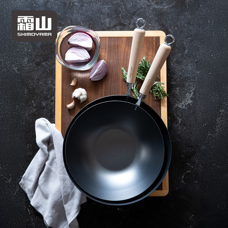 Shimoyama Iron Wok 30cm