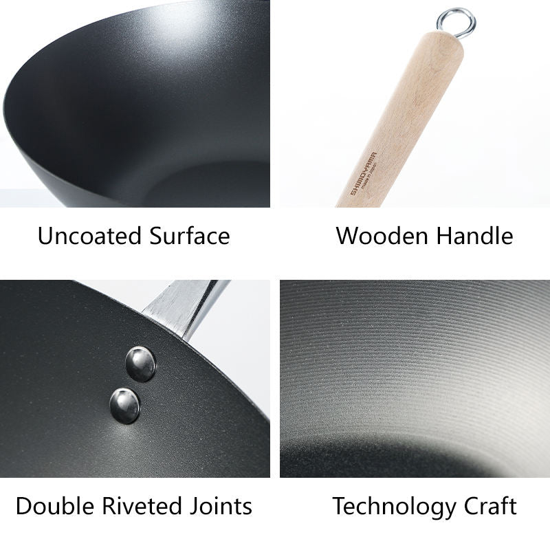 Shimoyama Iron Wok 30cm