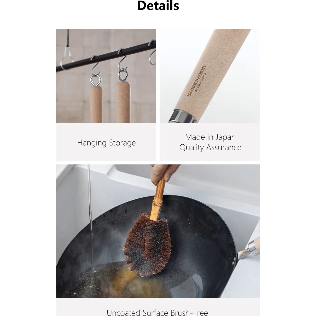 Shimoyama Iron Wok 30cm