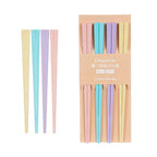 Shimoyama Kids Pastel Antibacterial Chopsticks - 19.5cm - 4P Set