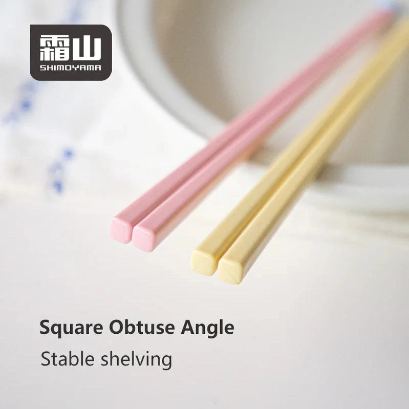 Shimoyama Kids Pastel Antibacterial Chopsticks - 19.5cm - 4P Set