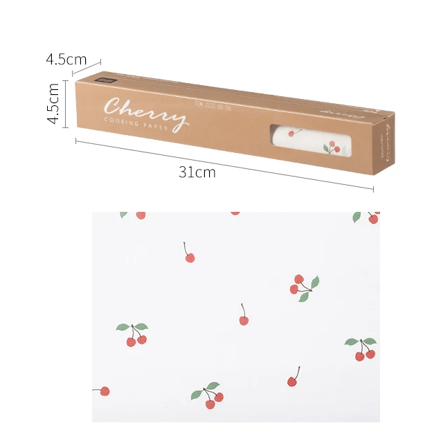 Shimoyama Kitchen Cooking Paper - 30cm x 8m - White Cherry