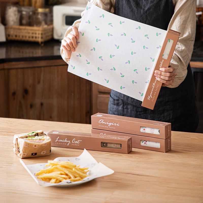 Shimoyama Kitchen Cooking Paper - 30cm x 8m - White Cherry