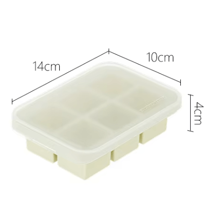 Shimoyama Large Silicone Ice Tray - 6 Grids