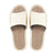 Shimoyama Leather Linen Slippers