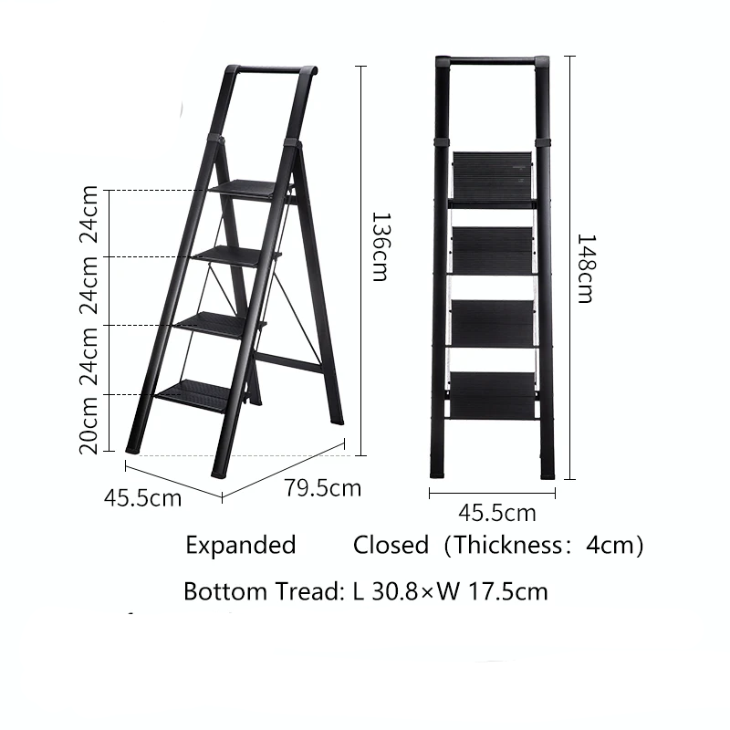 Shimoyama Lightweight 4 Step Stool Ladder