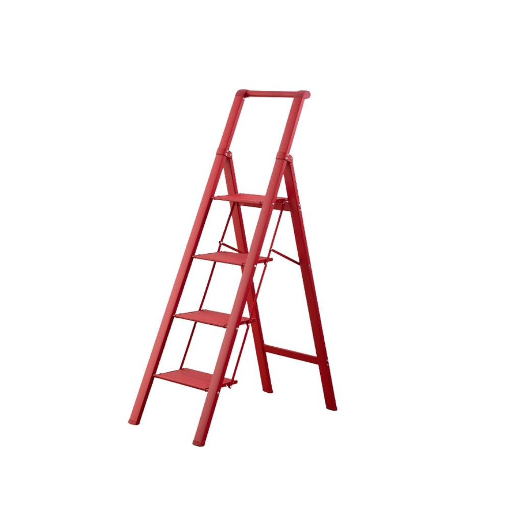 Shimoyama Lightweight 4 Step Stool Ladder - Red