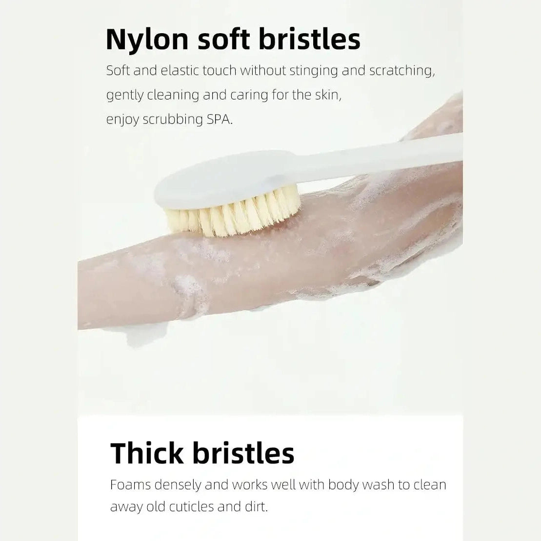 Shimoyama Long-Handled Body Brush