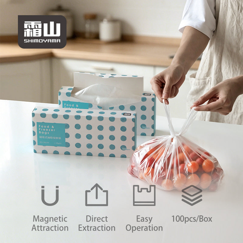 Shimoyama Magnetic Dispenser Food Bags 100P