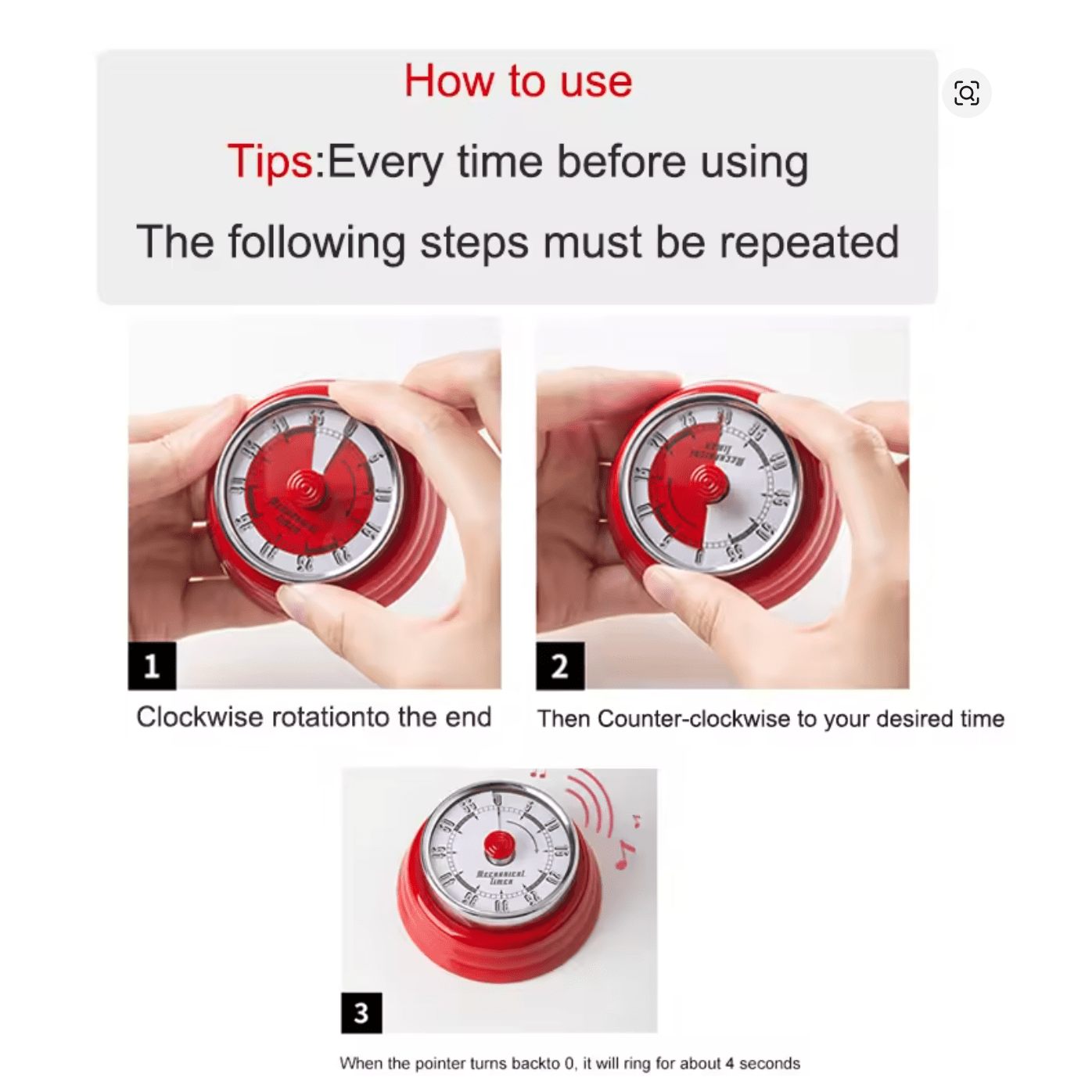 Shimoyama Magnetic Mechanical Timer