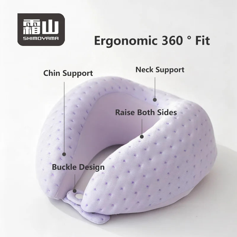Shimoyama Memory Foam Travel Neck Pillow