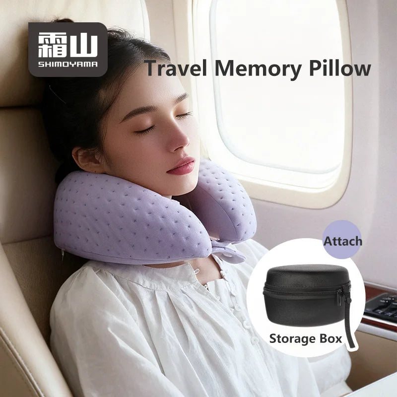 Shimoyama Memory Foam Travel Neck Pillow