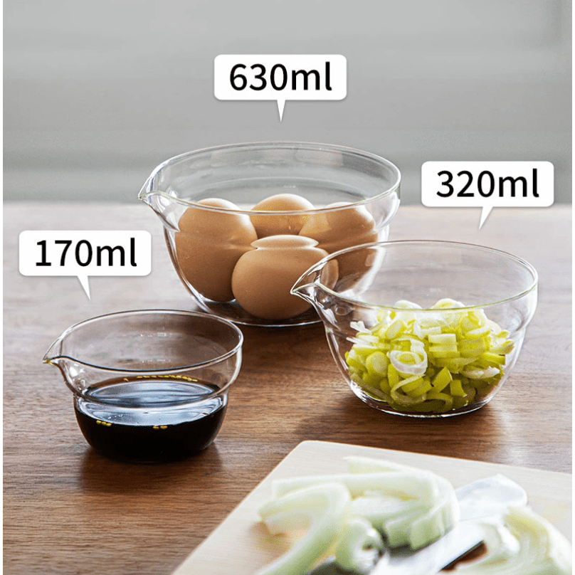 Shimoyama Mixing Bowls with Spout 3Pcs