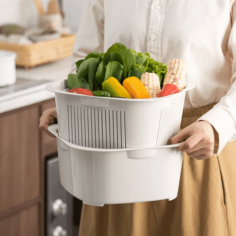 Shimoyama Multi-Purpose Colander Washing Basket 2P Set 6.3L