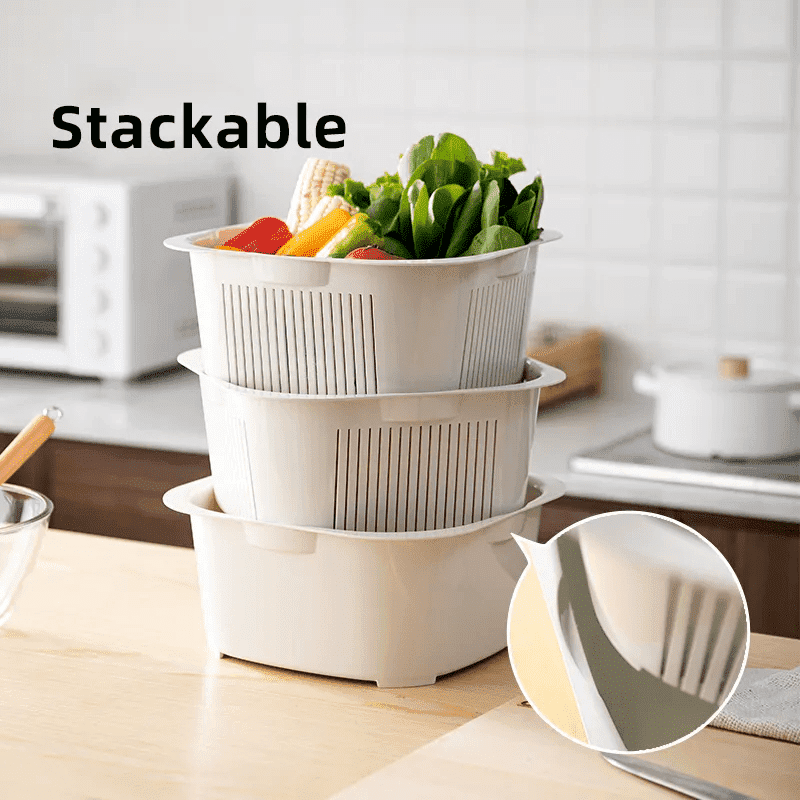 Shimoyama Multi-Purpose Colander Washing Basket 2P Set 6.3L