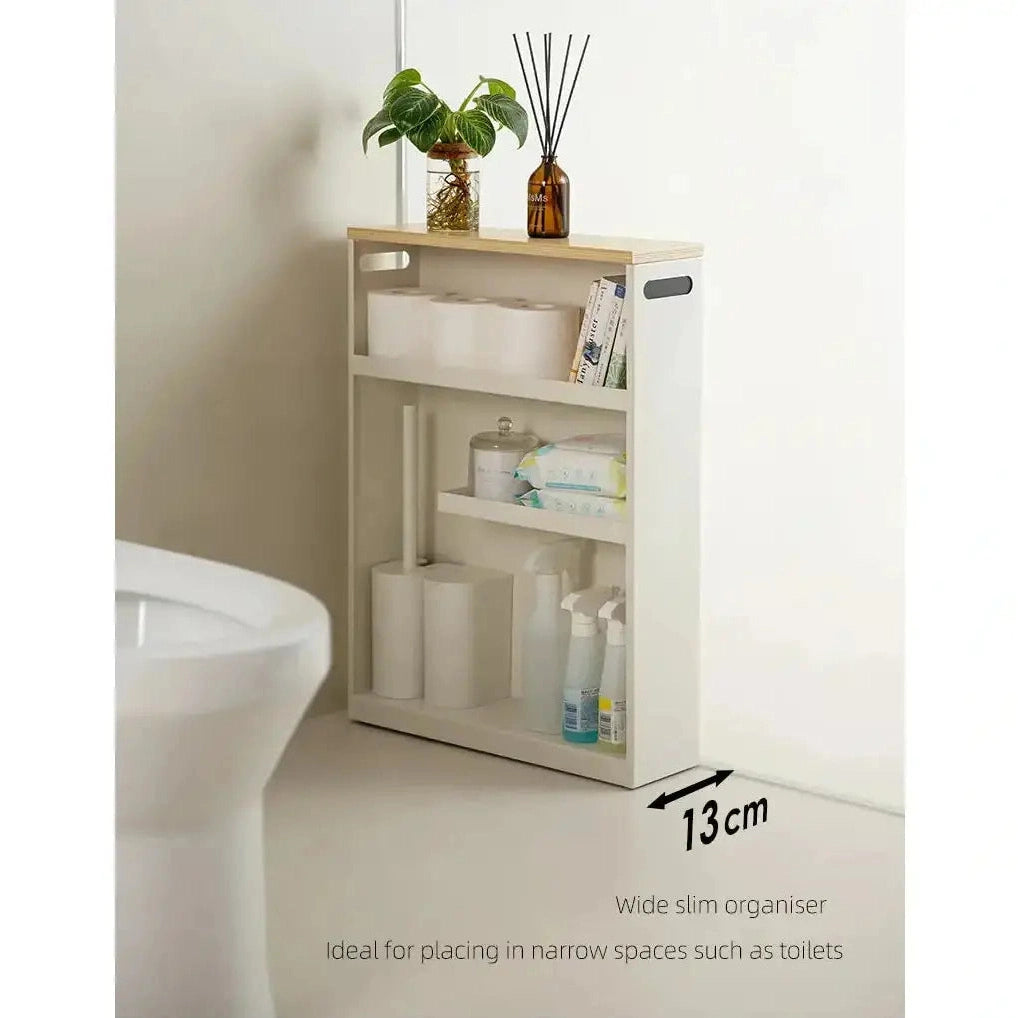 Shimoyama Slim Toilet Bathroom Organiser Storage Shelf