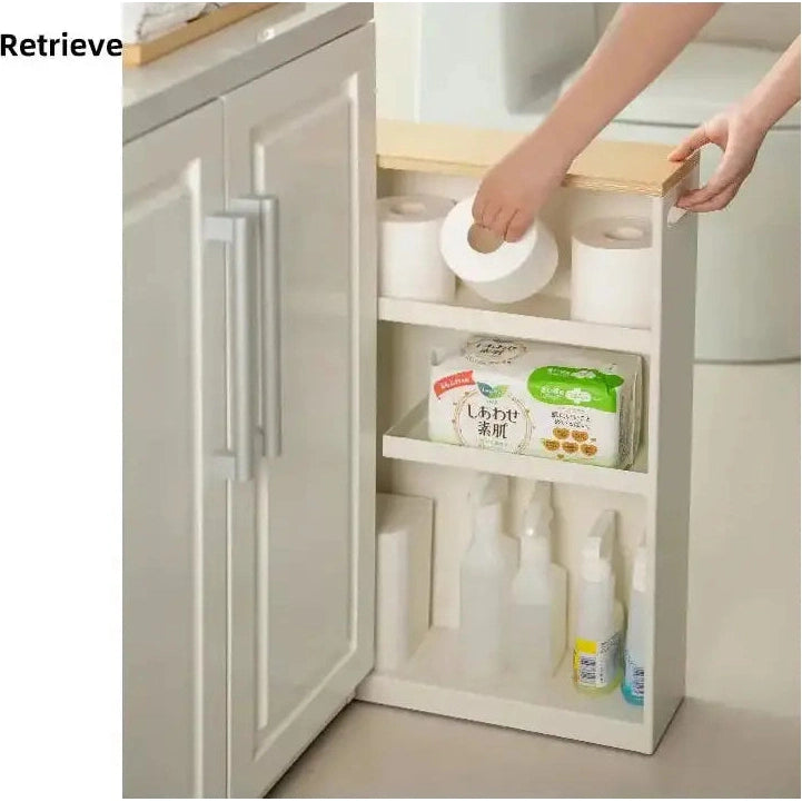 Shimoyama Slim Toilet Bathroom Organiser Storage Shelf