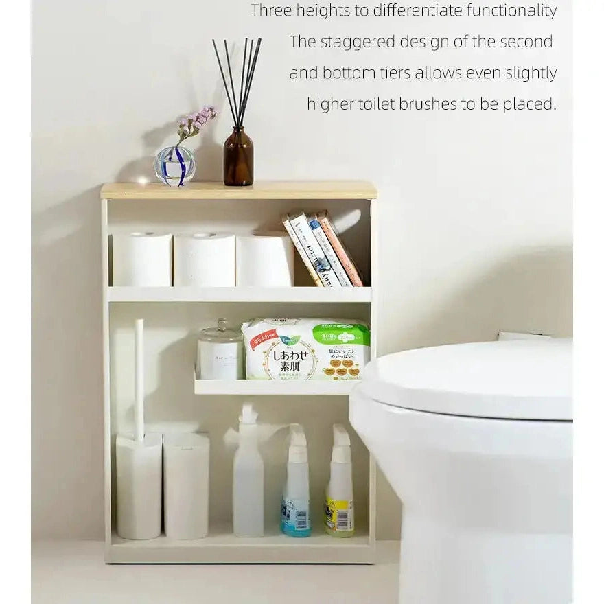 Shimoyama Slim Toilet Bathroom Organiser Storage Shelf