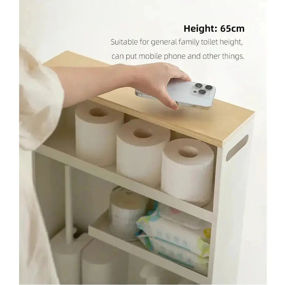 Shimoyama Slim Toilet Bathroom Organiser Storage Shelf