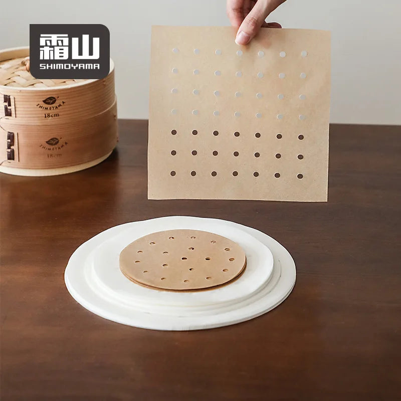Shimoyama Natural Parchment Steamer Liners - Φ13.5cm - 100P