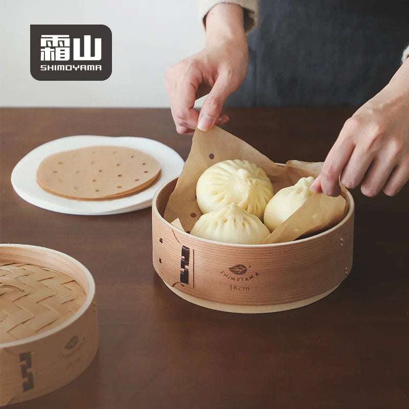Shimoyama Natural Parchment Steamer Liners - Φ13.5cm - 100P