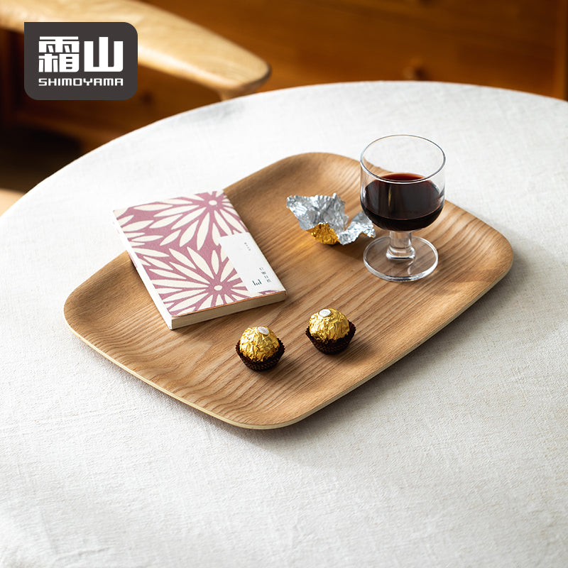 Shimoyama Non-slip Ashwood Tray - 36x28cm