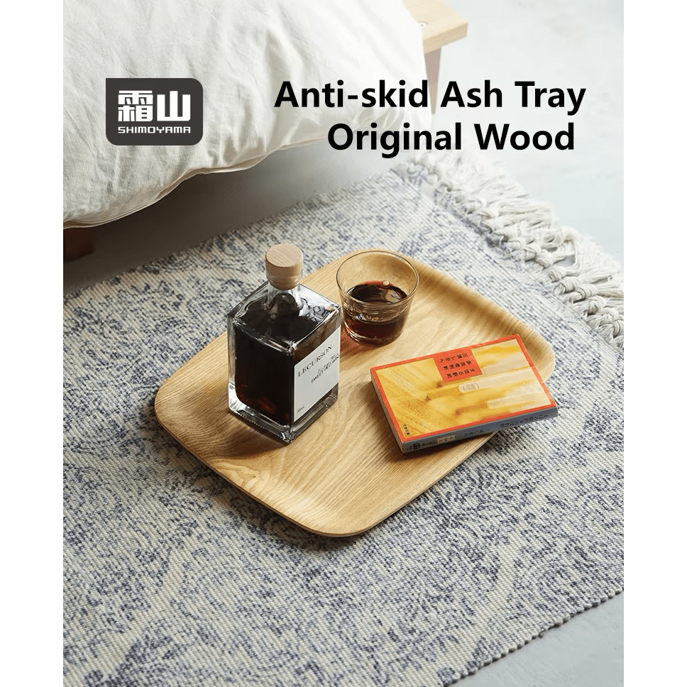 Shimoyama Non-slip Ashwood Tray - 36x28cm